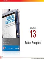 Lecture Medical assisting: Administrative and clinical procedures with anatomy and physiology (4e) – Chapter 13