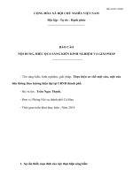 sáng kiến thực hiện cơ chế một cửa, một cửa liên thông theo hướng hiện đại tại UBND thành phố 