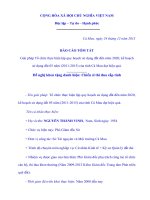 sáng kiến tổ chức thực hiện lập quy hoạch sử dụng đất đến năm 2020, kế hoạch sử dụng đất 05 năm (2011 2015) của tỉnh cà mau đạt hiệu quả 