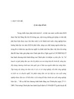 sáng kiến mô hình nuôi tôm quảng canh cải tiến , nghề thoát nghèo cho nông dân huyện thới bình 