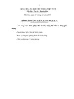 sáng kiến giải pháp đầu tư xây dựng kết cấu hạ tầng giao thông 