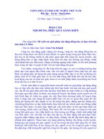 sáng kiến đề xuất các giải pháp vận động đồng bào có đạo trên địa bàn tỉnh cà mau 