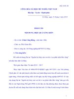 sáng kiến nguồn lợi thủy sản ven bờ vì sự phát triển bền vững” trên địa bàn tỉnh cà mau 