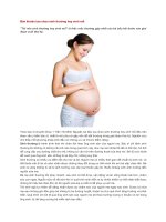 Băn khoăn lựa chọn sinh thường hay sinh mổ 