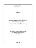 Các giải pháp tăng cường quản lí nhà nước về đào tạo nghề trên địa bàn hà nội hiện nay 