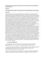 Tổng hợp, nghiên cứu tính chất của một số phức chất có khả năng phát quang của đất hiếm với axit cacboxylic thơm