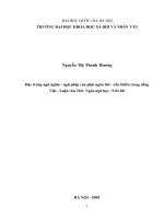 Đặc trưng ngữ nghĩa   ngữ pháp của phát ngôn hỏi   cầu khiến trong tiếng việt 