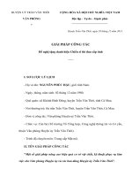 sáng kiến một số giải pháp nâng cao hiệu quả cơ sở vật chất, kỹ thuật phục vụ làm việc cho văn phòng huyện ủy và các ban đảng huyện ủy trần văn thời 