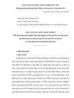 Một số giải pháp kinh nghiệm thực hiện nghiệp vụ kiểm soát thủ tục hành chính góp phần nâng cao hiệu quả quản lý nhà nước đối với công tác cải cách hành chính trên địa bàn cấp huyện 
