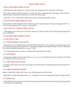 CHẨN đoán, điều TRỊ BỆNH APHTE (áp tơ)