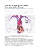 Liệu pháp tái đồng bộ tim (cardiac resynchronization therapy) 