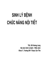 sinh lý bệnh chức năng nội tiết 
