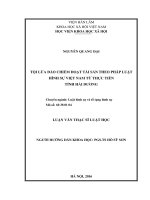 Tội lừa đảo chiếm đoạt tài sản theo pháp luật hình sự Việt nam từ thực tiễn tỉnh Hải Dương