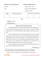 Đề thi giữa học kì 1 lớp 5 môn Tiếng Việt trường tiểu học Phan Bội Châu năm 2016 - 2017