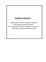 Hoàn thiện chiến lược phát triển dịch vụ internet banking tại ngân hàng viettinbank