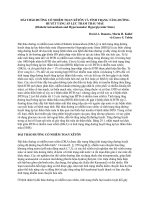 ĐÁI THÁO ĐƯỜNG có NHIỄM TOAN xêtôn và TÌNH TRẠNG TĂNG ĐƯỜNG HUYẾT TĂNG áp lực THẨM THẤU máu 