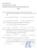 650 câu trắc nghiệm   chuyên đề tọa độ trong không gian 