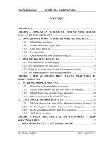 Phân tích thiết kế bài toán quản lý kho nguyên vật liệu của Công ty TNHH Mỹ NGHệ Trường Xuân