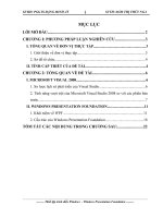 Thiết lập trình diễn windows 