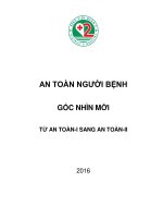 An toàn người bệnh - Góc nhìn mới từ An toàn I sang An toàn II