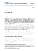 Chương trình giảng dạy kinh tế Fulbright - tìm hiểu về DongA Bank