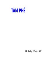bài giảng tâm PHẾ 