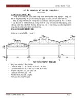 Tiểu luận thiết kế tổ chức thi công một công trình đơn vị nhà công nghệ 1 tầng 