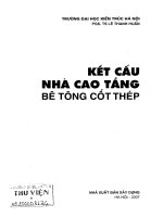 Kết cấu nhà cao tầng bê tông cốt thép   PgsTs Lê Thanh Huấn