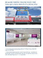 hệ quản trị csdl  HỆ THỐNG THANH TOÁN THẺ VISA QUA MÁY POS Ở CỬA HÀNG PNJ