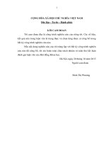 Nghiên cứu lựa chọn một số loài cây trồng cho vùng bán ngập khu vực lòng hồ thủy điện sơn la 