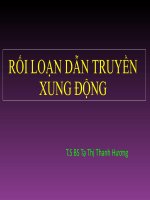 RỐI LOẠN dẫn TRUYỀN XUNG ĐỘNG  
