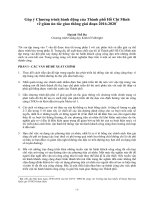 Góp ý chương trình hành động của thành phố hồ chí minh về giảm ùn tắc giao thông giai đoạn 2016   2020