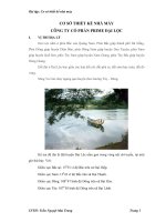 Tiểu luận cơ sở thiết kế nhà máy công ty cổ phần prime đại lộc 