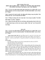 CHỦ NGHĨA mác – LÊNIN, tư TƯỞNG hồ CHÍ MINH về CÔNG tác dân vận QUA các tác PHẨM