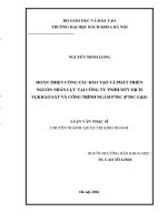 Một số giải pháp đẩy mạnh hoạt động marketing dịch vụ du lịch tại công ty CP du lịch nghệ an đến năm 2020 
