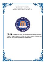 Tìm hiểu thực trạng ứng dụng thương mại điện tử trong phát triển thị trường việc làm tại Việt Nam .Lấy ví dụ và phân tích mô hình kinh doanh của một website trong lĩnh vực việc làm bất kì