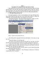 TẠO HIỆU ỨNG ROLLOVER CHO TRANG WEB