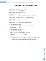 Sáng kiến kinh nghiệm Giáo dục bảo vệ môi trƯờng thông qua dạy học tích hợp trong môn Vật lý 9