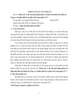 Tóm tắt luận văn phân tích và đề xuất giải pháp nhằm cải thiện tình hình tài chính tại công ty cổ phần thiết bị và phát triển công nghệ ACT