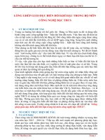 SKKN: Lồng ghép giáo dục biến đổi khí hậu trong bộ môn công nghệ bậc THCS