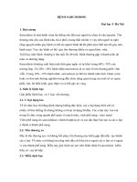 BỆNH SARCOIDOSE và SUY hô hấp cấp TIẾN TRIỂN 