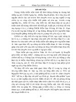 Báo cáo chuyên đề kế toán tập hợp chi phí và tính giá thành sản phẩm