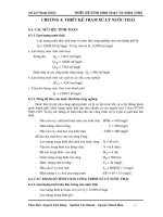 Khóa luận thiết kế cải tạo hệ thống thoát nước thị xã sông công tỉnh thái nguyên 