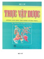 Thực vật dược 