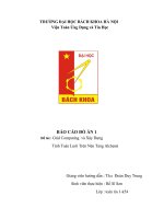 Báo cáo grid computing và xây dựng tính toán lưới trên nên tảng alchemi 