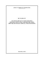 Khóa luận xây dựng khu xử lý chất thải rắn sinh hoạt bằng công nghệ đốt bd  anpha trên địa bàn huyện tĩnh gia, tỉnh thanh hóa 
