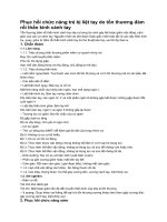 Phục hồi chức năng trẻ bị liệt tay do tổn thương đám rối thần kinh cánh tay 