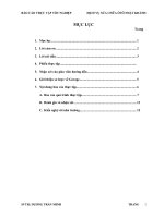 Báo cáo thực tập Dịch vụ sửa chữa ô tô Nhật Khánh