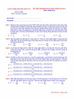 166 câu trắc nghiệm tổ hợp  xác suất  Bùi Thế Việt