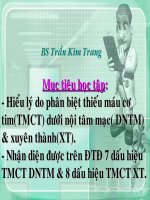 Điện Tâm Đồ Thiếu Máu Cơ Tim